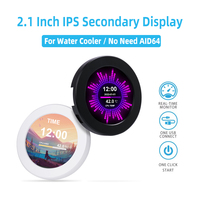 2.1 Inch IPS Secondary Screen 480*480 USB Water-Cooled Round LCD CPU GPU RAM HDD Monitoring NO AIDA64 MINI PC Gamer Display