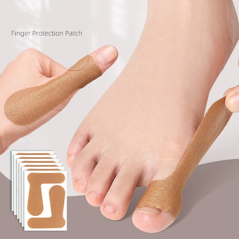 5PCS Anti Rubbing Toe Patch Hallux Valgus Bunion Corrector Orthopedic Feet Bone Thumb Adjuster Correction Patches Pedicure Tool