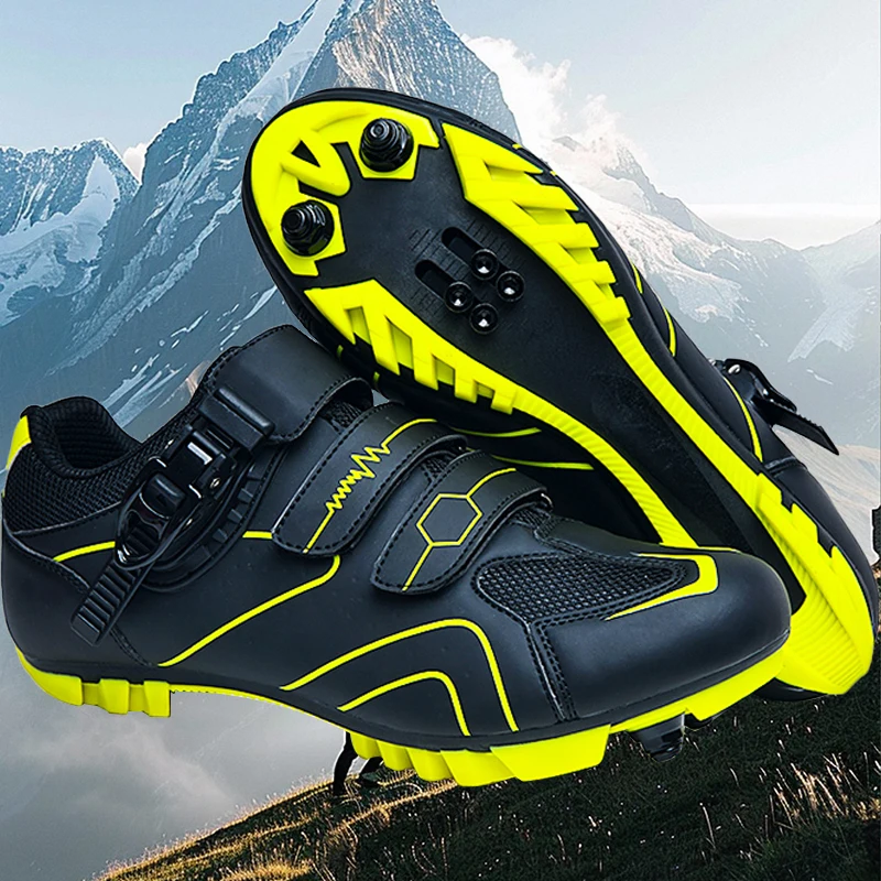 Unisex Radfahren Sneaker MTB Schuhe mit Männer Cleat Straße Dirt Bike Flache Racing Frauen Fahrrad Berg SPD MTB Schuhe Zapatillas Mtb – Detail 4