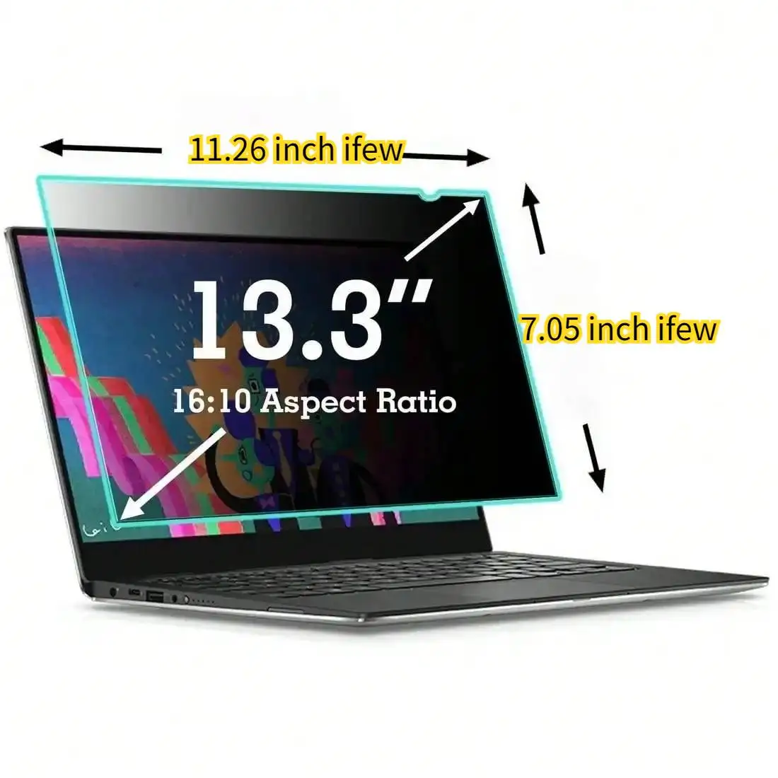 Laptop PC Monitor Sichtschutzfolie Anti-Spy-Film Notebook Computer Anti-Peeping-Filter 12,5 13,3 14 15,6 16 17,3 Zoll