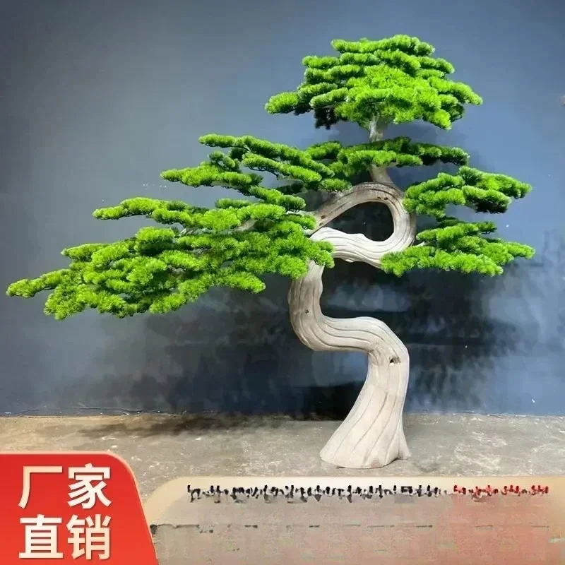 yj58 Simulation pine welcome pine Luo Hansong fake pine shopping mall hotel decorative landscape