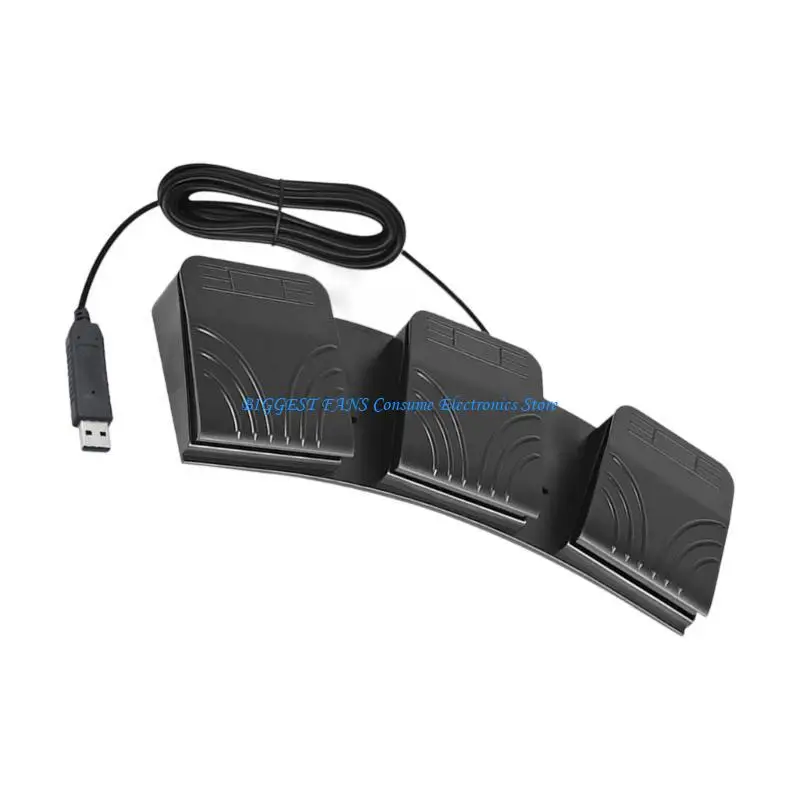 Pedal USB com macros customizáveis ​​para multimídia e controle equipamentos