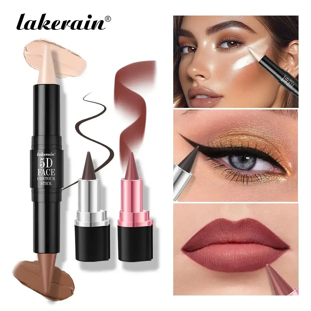 مجموعة مستحضرات تجميل الوجه متعددة الوظائف مكونة من 5 قطع مقاومة للماء وأحمر الشفاه وكحل الشفاه ومجموعة مكياج كونتور #3