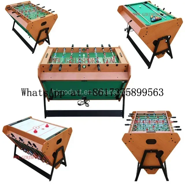 3-in-1 Swivel Multigame  Pool Hockey Foosball  Combination Game for Family Fun