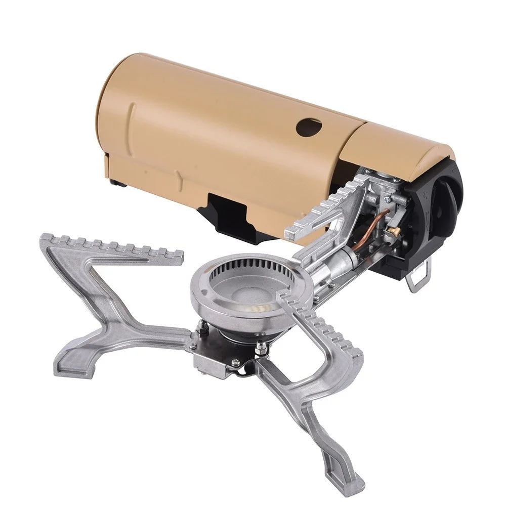 

Hot2026 BRS-99 Camping Outdoor Portable Gas Folding Cassette Super Stove Camping Cookware 3800W Burner Furnace Camping Stove Gas