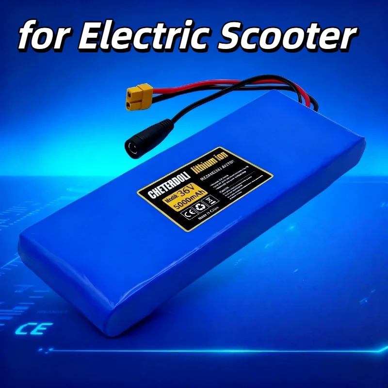 

36V 5000mAh 10S1P 18650 Lithium Battery – High Capacity Rechargeable with BMS Protection, Reliable Power for Scooter