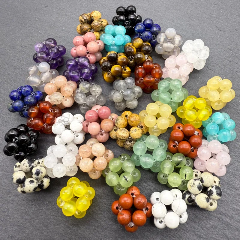 

16pcs DIY Mix Crystal ball flower ball Shaped Pendant Jewelry Accessories Bracelet Earrings