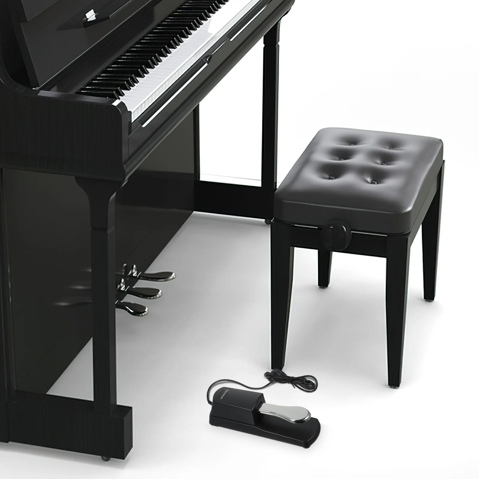 

Sustain Pedal Keyboard Damper Musical Instrument Accessories for Foot Electronic Drum