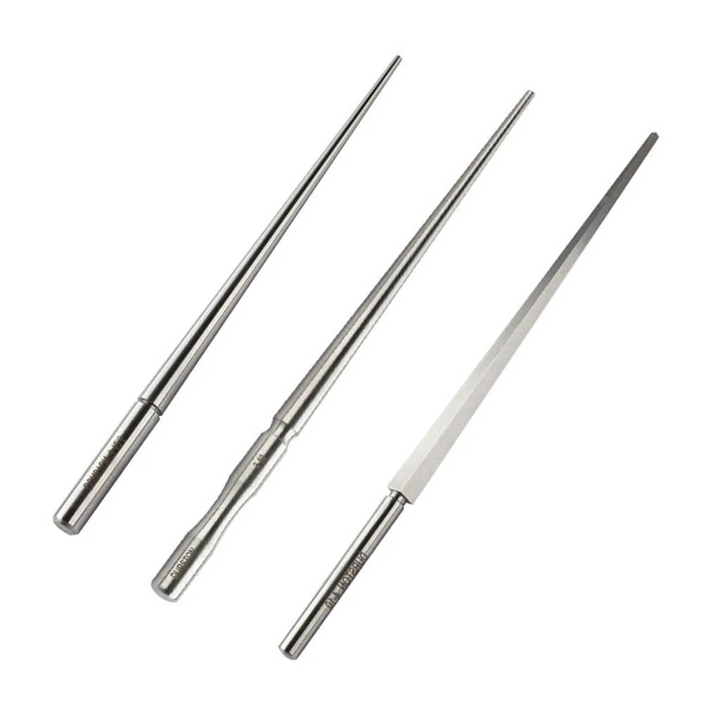 Durston Tools Unmarked Hardened Steel Ring Mandrels Round/Oval/Square/Oblong Jewelry Ring Making FormingTriblets with Handle