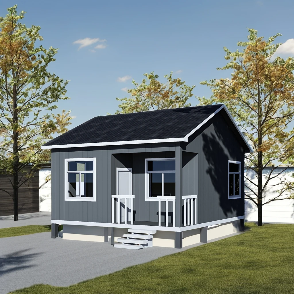 2 Bed 1 Bath ADU Unit for Australia Backyard Villa Granny Flat Accessory Dwelling Unit Modern Prefab House