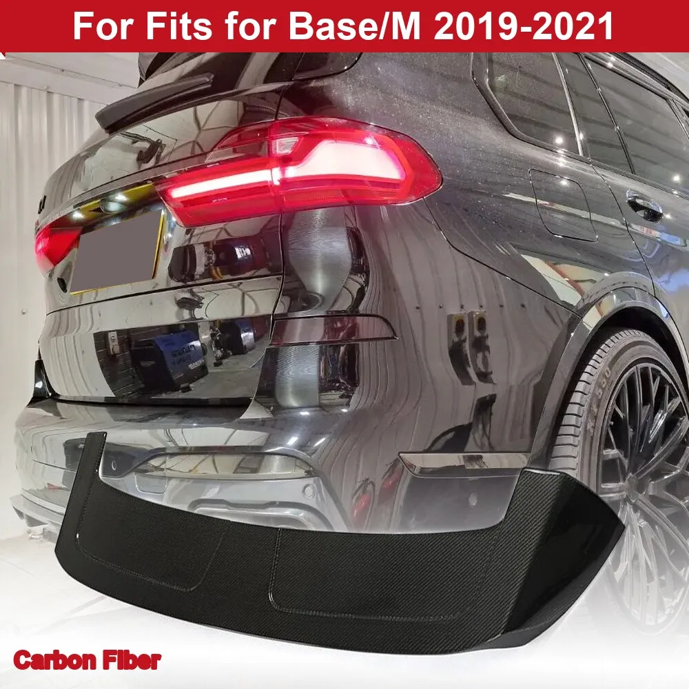 2019-2023 Fit For BMW X7 G07 Real Dry Carbon Fiber Rear Roof Trunk Spoiler Wing Lip
