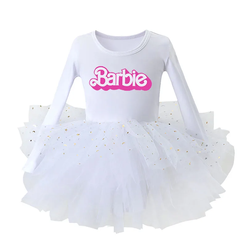 Kawaii cartoon anime Barbie girls dance tutu skirt comfortable nude summer quick-drying sleeveless body training suit tutu skirt