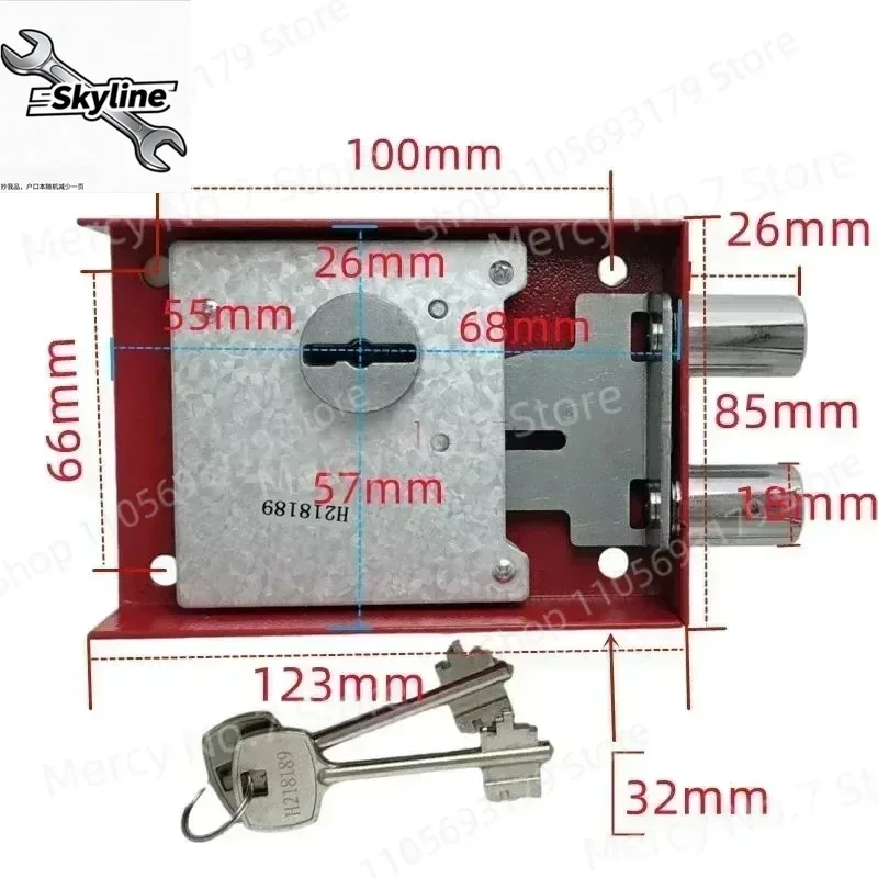 for Safe Blade Lock Small Cabinet Password Box Mechanical Lock Vault Anti-theft