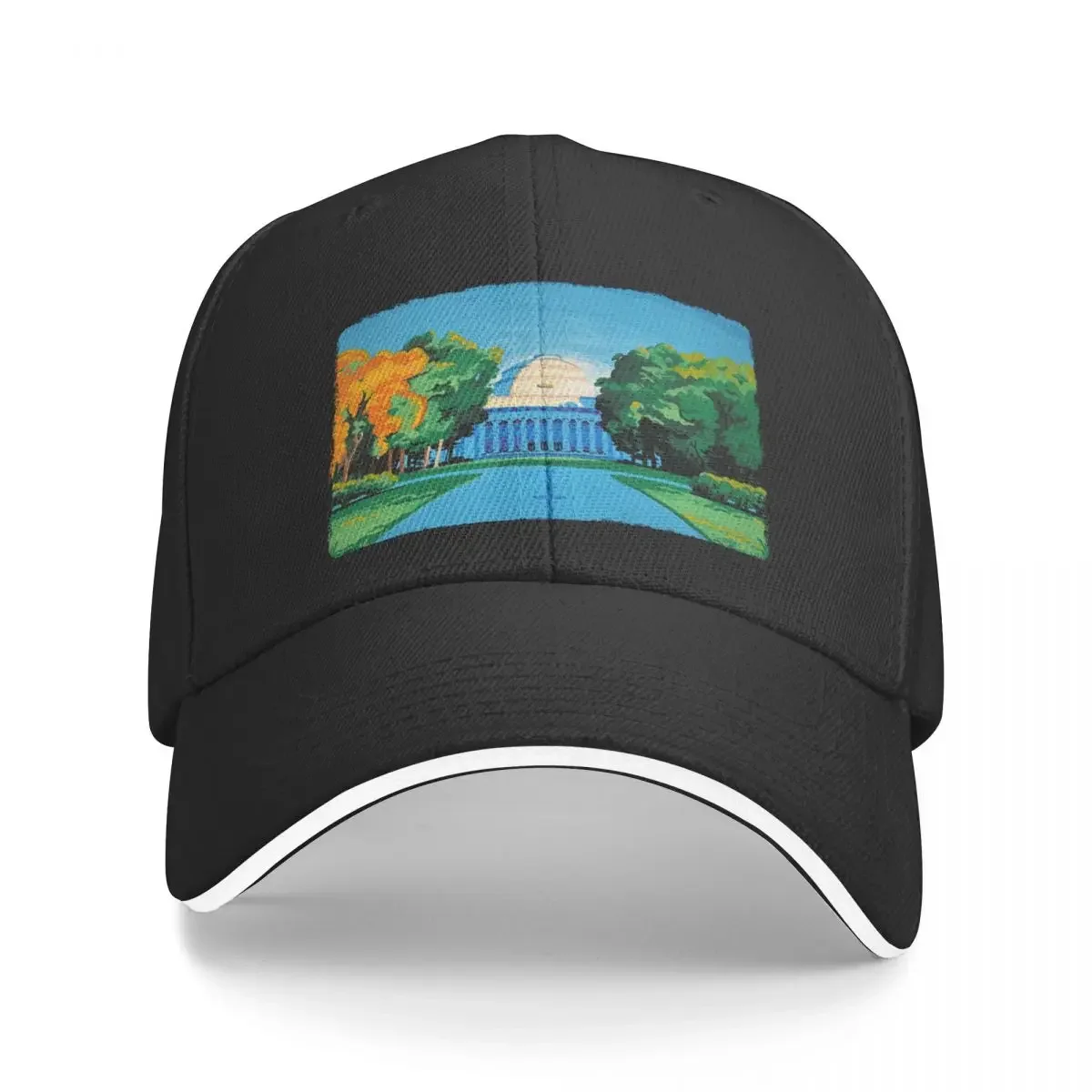 MIT Dome - Killian Court - Acrylic Marker Illustration Baseball Cap Golf Hat Luxury Hat Hat Man Luxury Men Women's