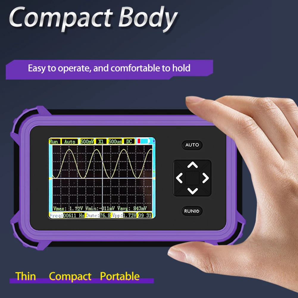 Digital Oscilloscope Signal Generator 8.33MS/s 1MHz Multimeter Multifunctional Electrical Test Tool Bandwidth Electronic Repair