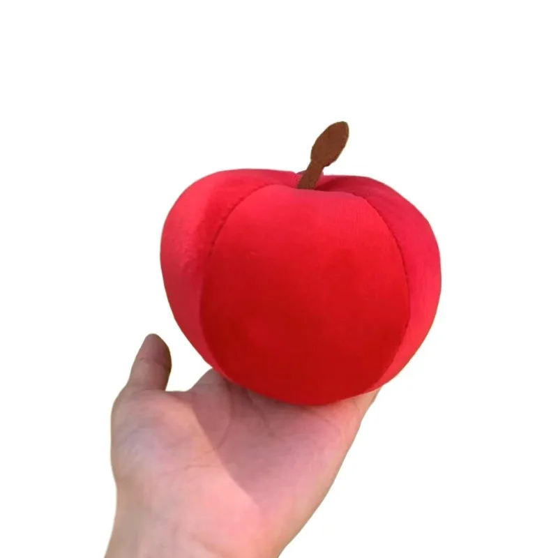 1 ~ 6 stücke Grün Rot Apfel Plüschtiere Zappeln Obst Plüsch Spielzeug Weiche Angefüllte Plushie Puppe Bildung Spielzeug Zimmer dekoration Ornamente