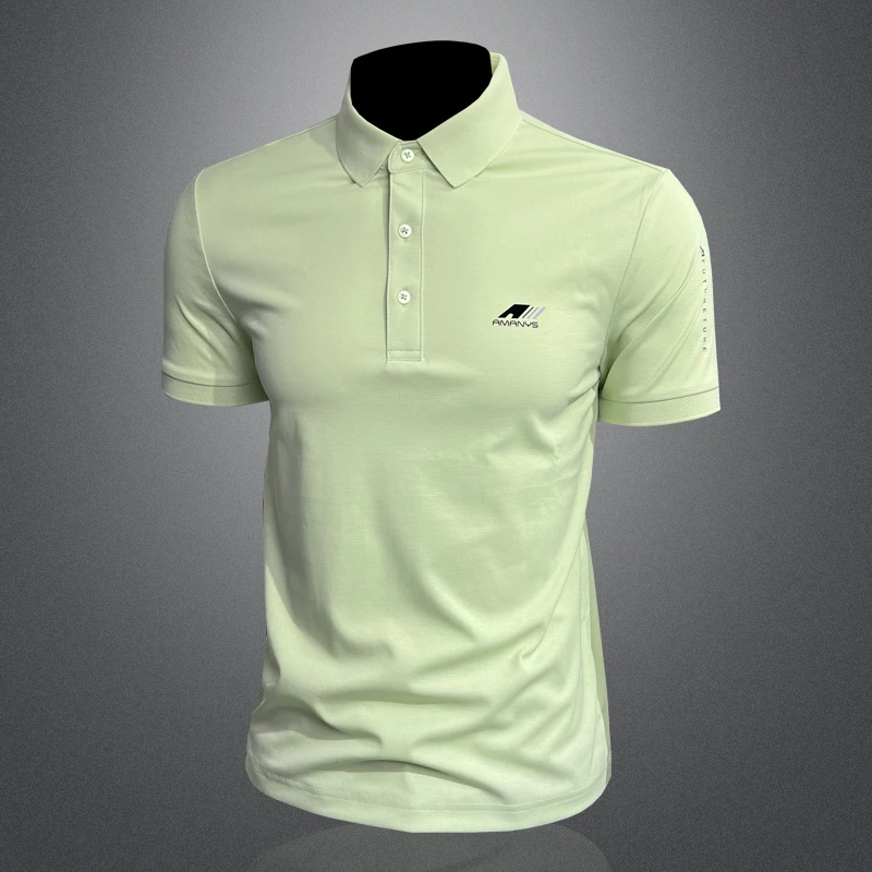 

Casual ort Sve irt Men's Slim Fit Turn Collar Korean Sle Summer New Faion Versatile Cotton Polyester Blend Top