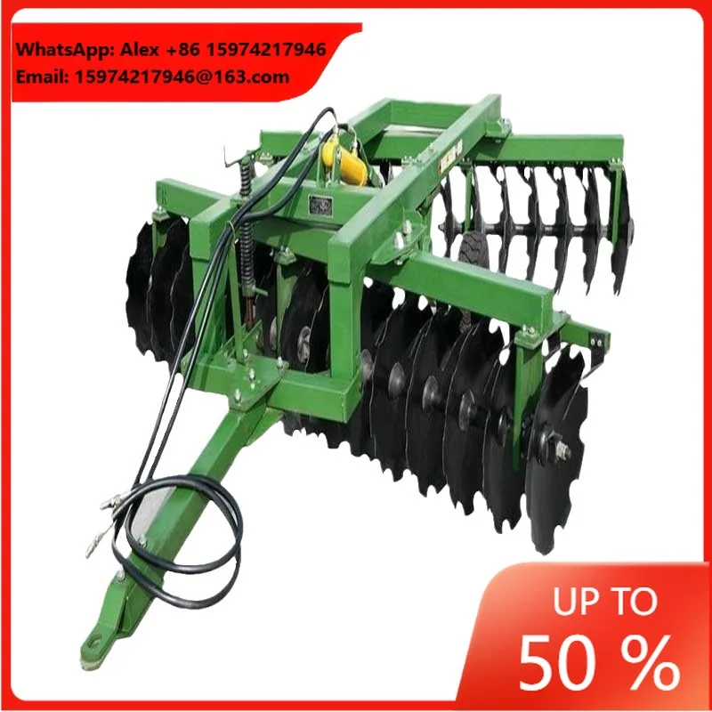 Farm Machinery Cultivator Tiller Machine Disc Harrow, Agricultural Implement Light Duty Disc Harrow For Farm Tractor