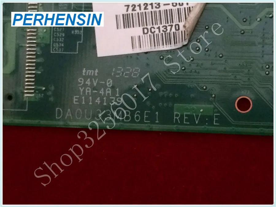 For HP Pavilion Sleekbook 14-B124US 14-b150us laptop MOTHERBOARD 721213-501 Hm77 i3-3227u Integrated  100% Perfect Work