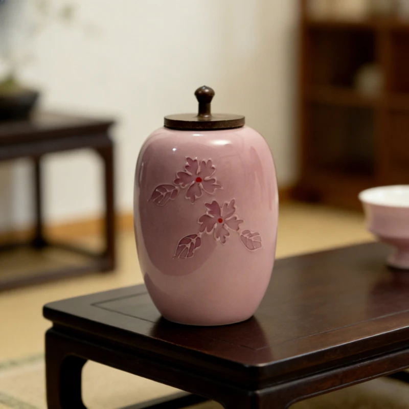 nouvelle-boite-a-the-en-ceramique-peinte-a-la-main-sous-glacure-motif-fleur-de-cerisier-ensemble-de-the-kung-fu-de-haute-valeur-pot-de-rangement-pour-the-pour-usage-quotidien-a-la-maison-et-sur-la-table