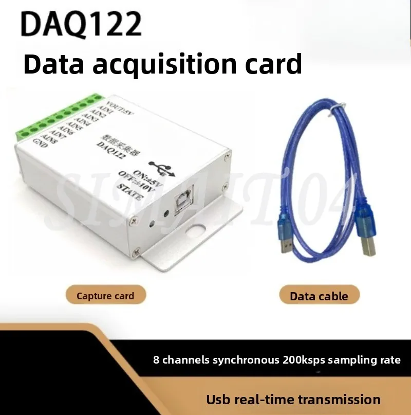 DAQ122 DAQ125 Data Collection Card 8 Channels, High-speed Real-time Transmission 200K 800K Sampling Rate