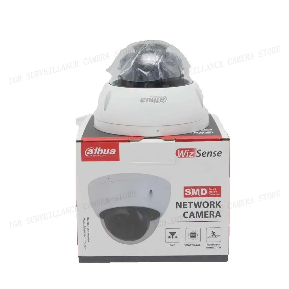 Imagem -04 - Dahua-ir Dome Focal Fixo Câmera de Rede Wizsense Veículo e Detecção Humana Microfone Embutido Ipc-hdbw2441e-s 4mp