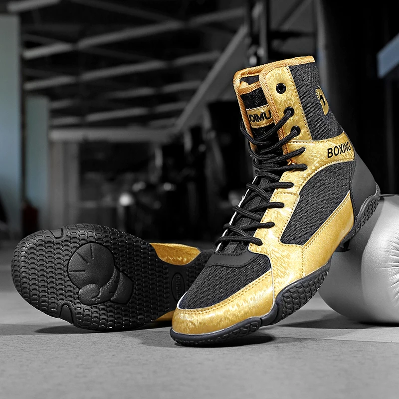 

2025 Hot Selling Balance Wrestling Shoes Trendy Hot Blooded Lightweight Boxing Shoes Versatile Sports Shoes for Foot Protection