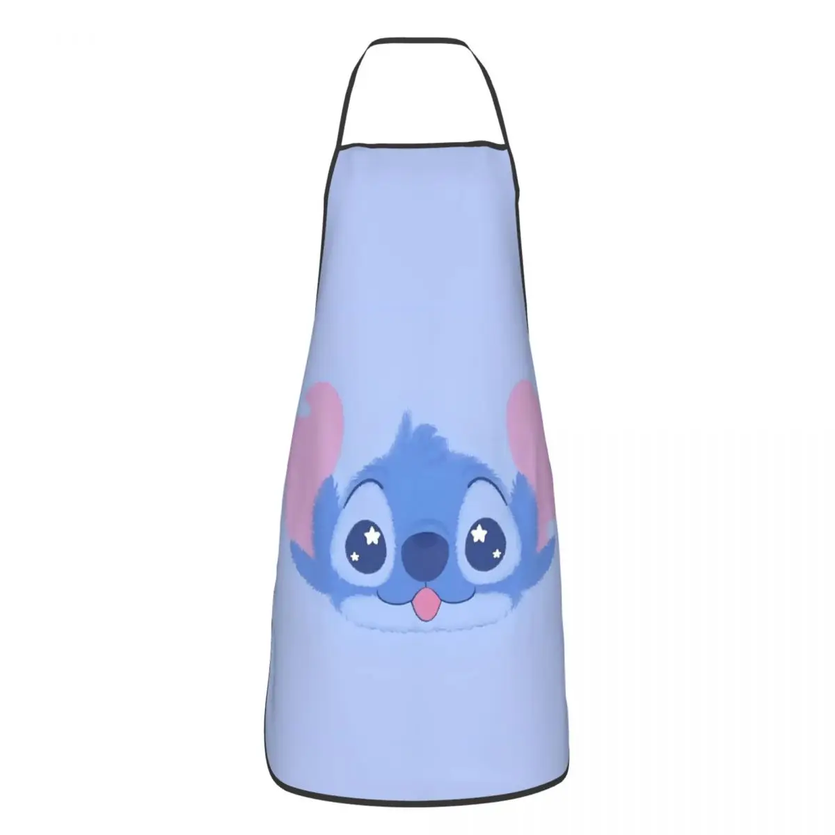 Cute Lilo And Stitch Apron Household Cleaning Gardening Bib Kitchen Waterproof Pinafore Adult