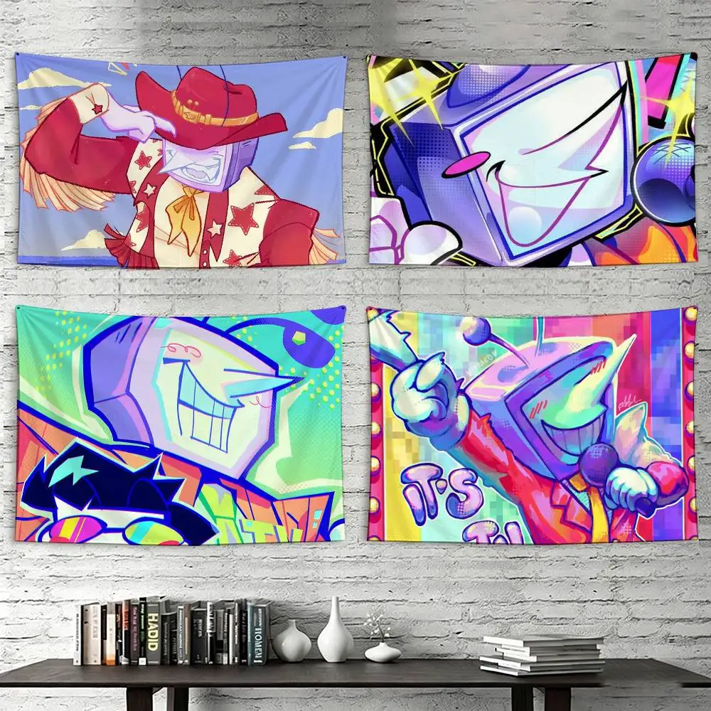 Cartoon Game Deltarune Tenna Creative Flags Suitable For Party Club Outdoor Interior Wall Decoration Banner Fans Gift