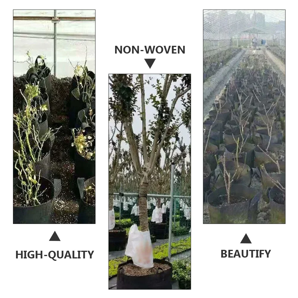 

3 pcs Planting Bag Non-Woven Fabric Breathable Garden Container For Indoor Outdoor Use Vegetable Growing Pouch Durable Planter