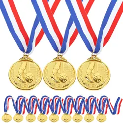 Medallas de fútbol de 12 piezas, premios delicados, reunión deportiva, partido de Fútbol