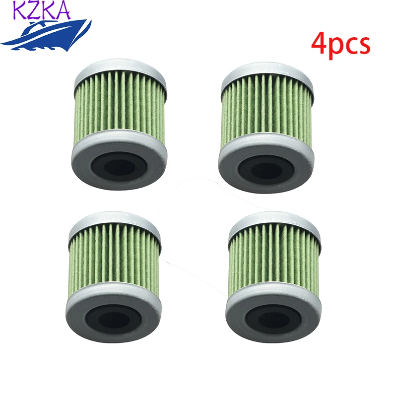 4PCS Fuel Filter 16911-ZY3-010 For Honda Boat Motor Marine 75-200HP 16911ZY3010 Outboard Diesel Filter Element Replaces Parts