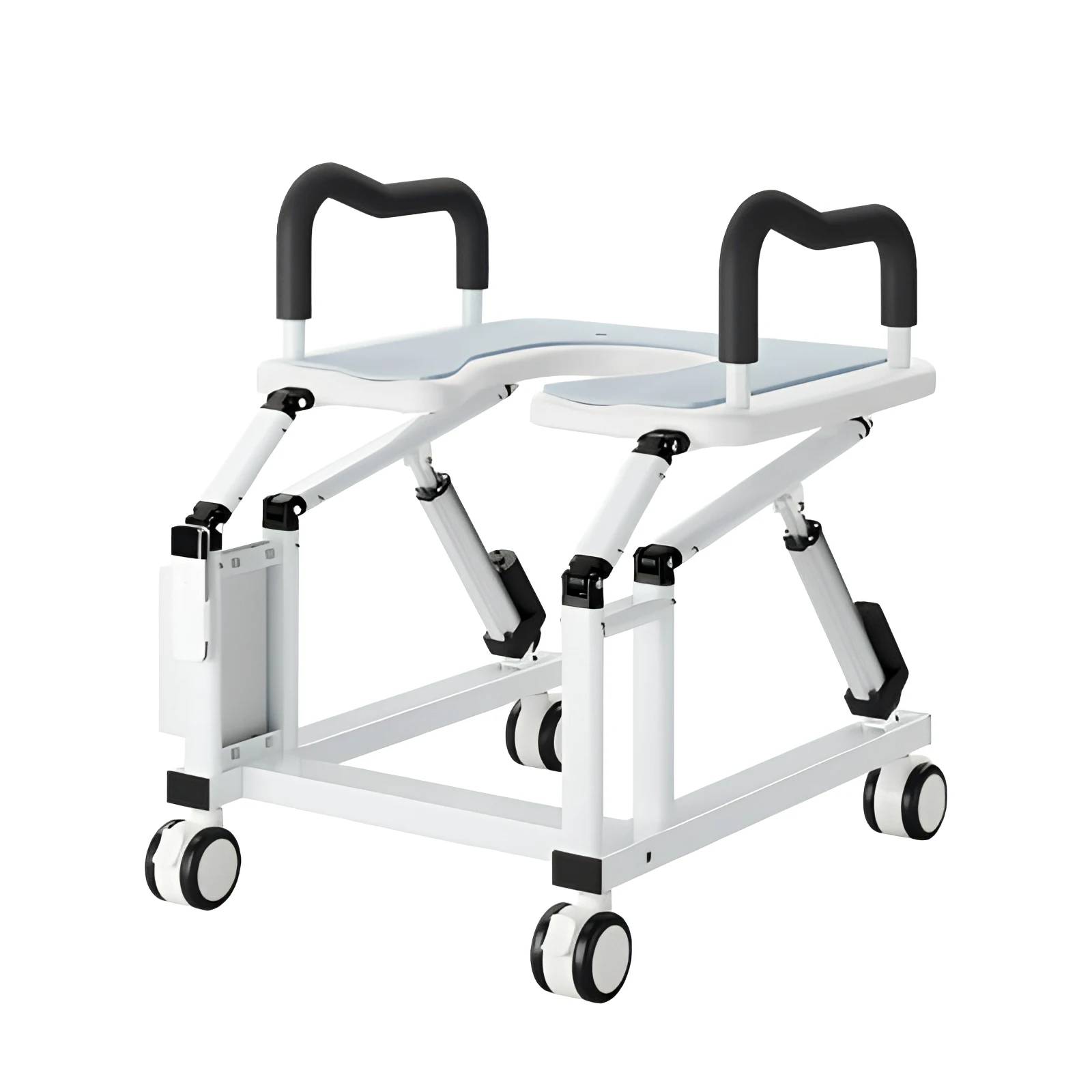 Electric Elderly Patient Lift Chair 100kg Load Lightweight Bathroom Safety Mobility Transfer Assist Equipment