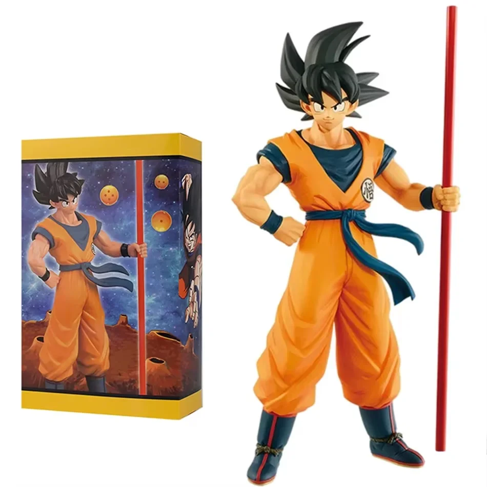 Anime 22 CENTIMETRI Top Seven Dragon Ball Stick Son Goku Figura Collezione Desktop Auto Interni PVC Modello Bambola Giocattolo Per Bambini Adulti Regalo