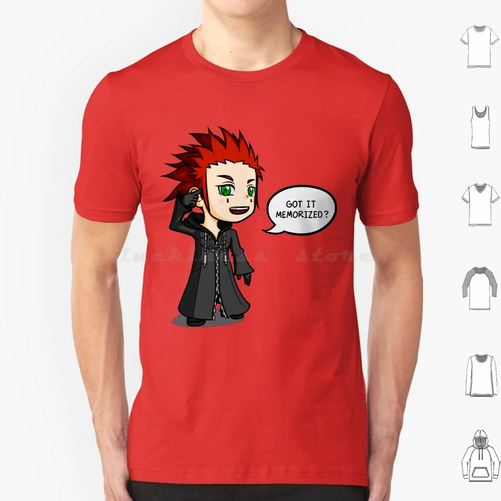 Got It Memorized T Shirt 6xl Cotton Cool Tee Kingdom Hearts Axel Got It Memorized Lea