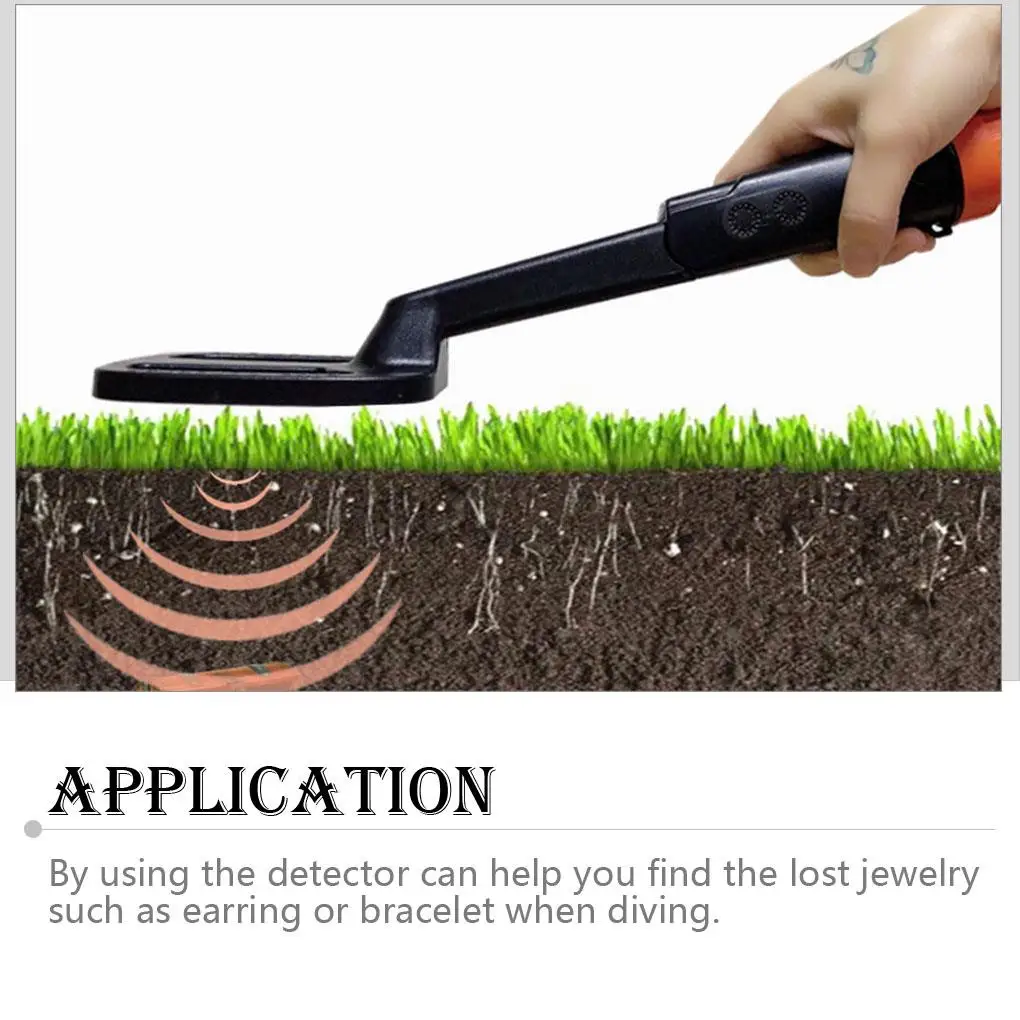 Metal Detector Pulse Induction Portable Diving Waterproof Earrings Necklaces Detecting Tool Jewellery Outdoor Stream