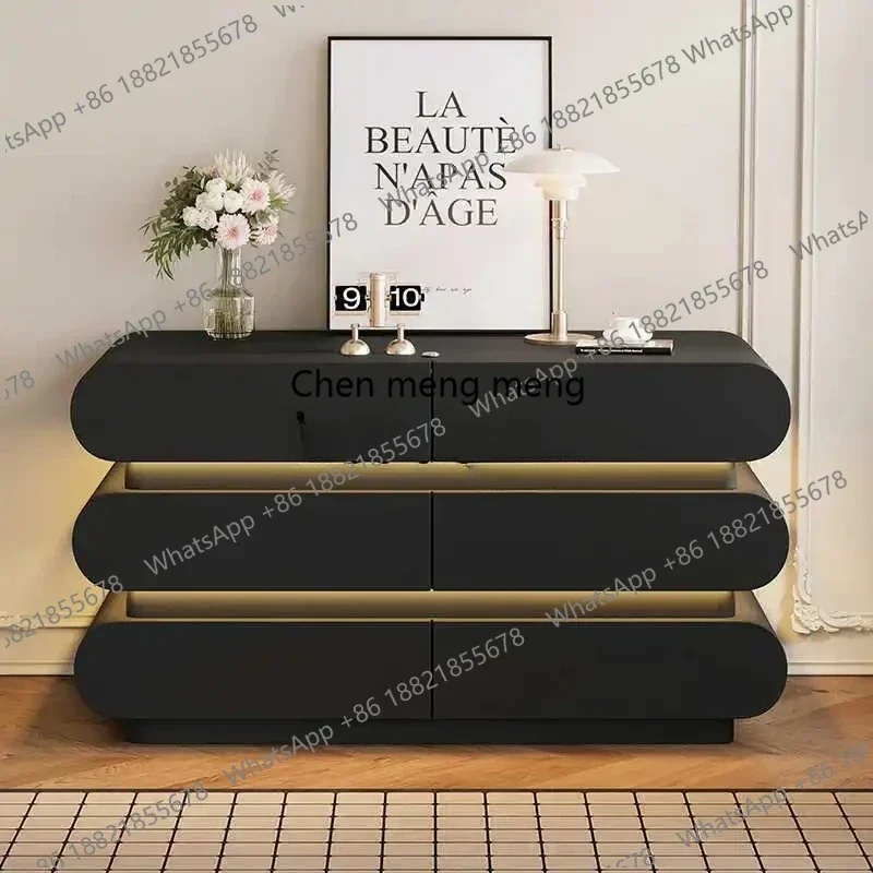 

Z136Modern minimalist six-chest cabinet, bedroom locker, bedside Italian minimalist locker