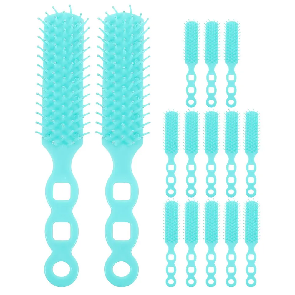

15Pcs Anti-Static Scalp Massage Comb Plastic Hair Care Comb Detangle Brush Comfortable Hair Tool Massage Combs