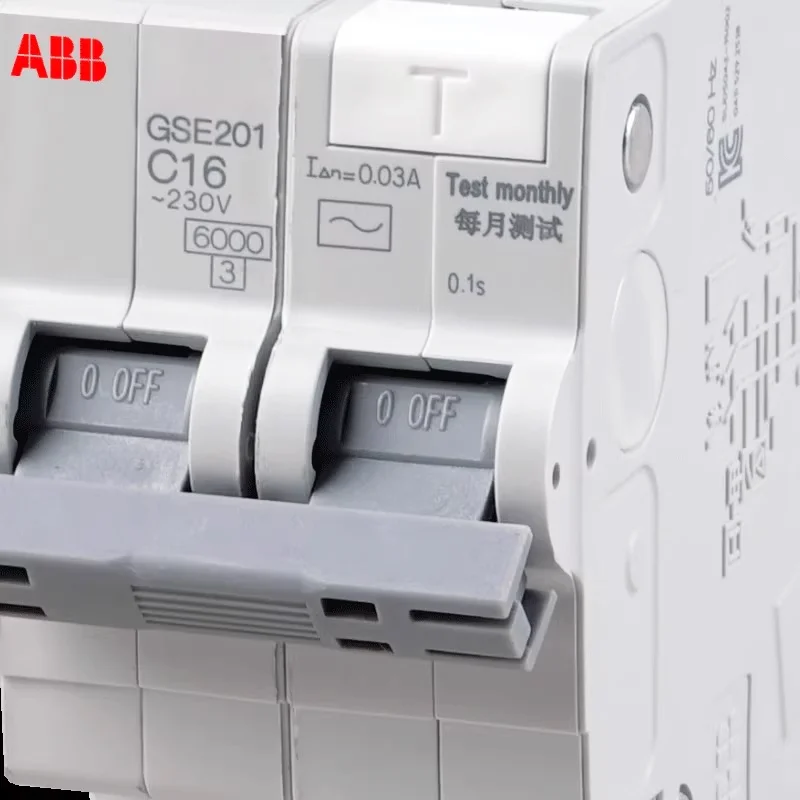 توفر قطاع دارة التسرب من سلسلة ABB GSE200 حماية موثوقة من التسرب الزائد منتج أصلي لسلامة الدائرة القصيرة