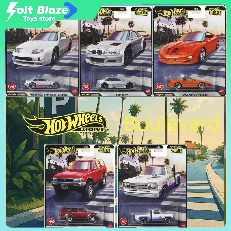 

Hot Wheels Boulevard 29 Series 1/64 BMW Nissan Toyota Dodge Realistic Set 5 Pcs Car Models Simulation Alloy Car Boy Toys Gift