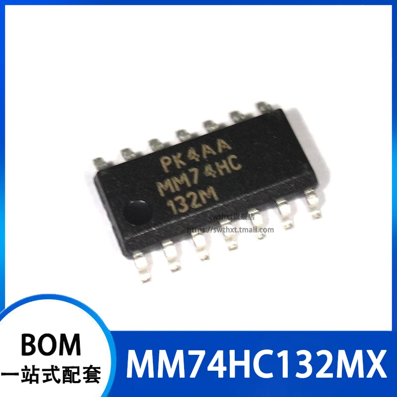 10PCS/LOT MM74HC132M MM74HC132MX  SOP-14 3.9mm New Original in Stock