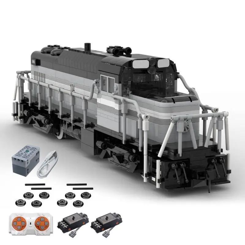 

Изготовленная на заказ модель поезда MOC-118274 RS-3M с низким носом (1226 деталей/динамическая версия)