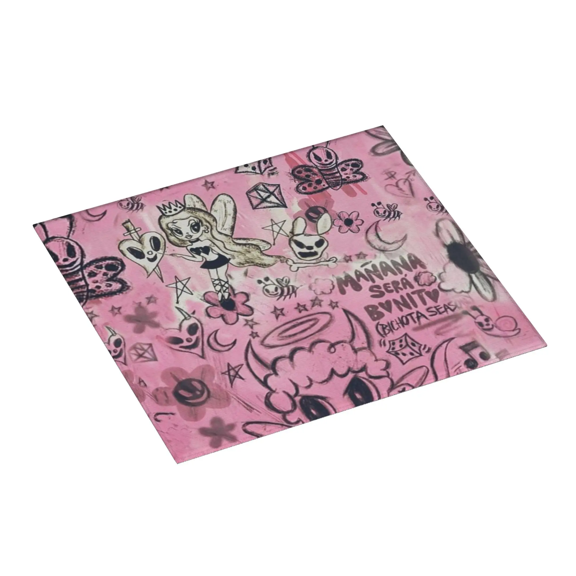 Reggae Singer Karol G Non‑Slip Waterproof Absorbent Barware Tableware Oil Proof Reusable  Bathroom Drying Mat For Kitchen