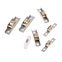 Stainless Steel Window Pulley Glass Sliding Door Roller Runner Display Cabinet Mute Wheel Track Pulley Furniture 7mm 10mm 12mm 2