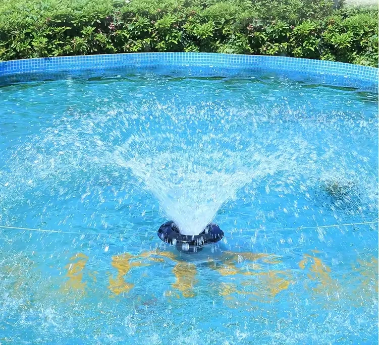 

Насос для фонтана для рыбного пруда, плавающий кислородный циркуляционный водяной насос для пруда, кислородный насос для наружного пруда для рыбы