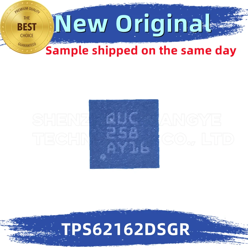 

5PCS/Lot TPS62162DSGR Marking：QUC Integrated Chip 100%New And Original BOM matching