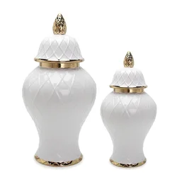 Light Luxury Ceramic General Vase, Flower Arrangement Jar, Soft Crafts, Storage Arrangement Jar, Home Gift