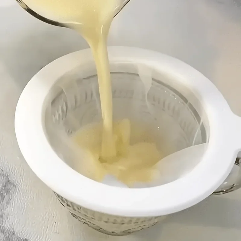 1pc Fine Mesh Strainer, 100 Mesh Reusable Food Strainer, Kitchen Nylon Mesh Filter Spoon For Soy Milk, Quinoa, Tea, Soup,