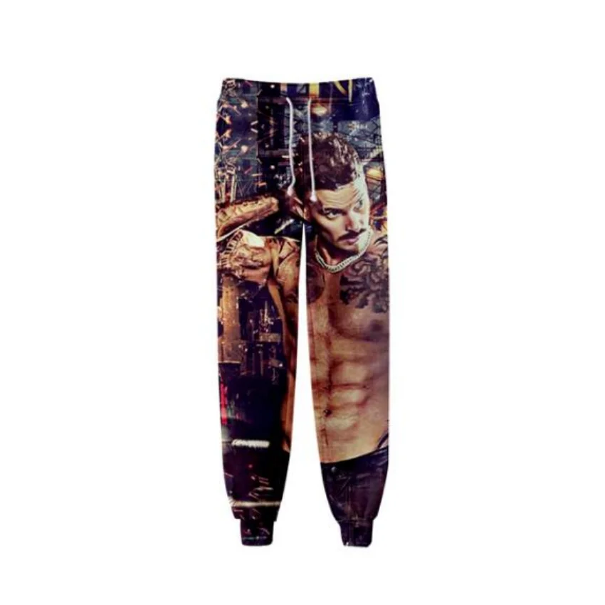 Rapper M. Celana Olahraga Pokora 3D Celana Jogger Celana Panjang Kasual Pria/Wanita Celana Olahraga Hip Hop Harajuku Pantalon Homme Streetwear