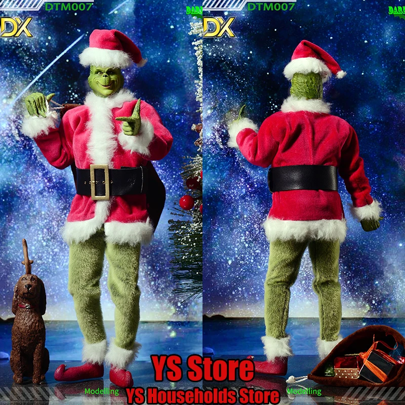 DARK TOYS DTM007 DX 1/6 Christmas Crinch Movable Action Figure Santa Cosplay Comedian 12